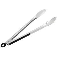 Böttcher-AG Grillzange 34 cm Edelstahl schwarz/silber