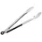 Böttcher-AG Grillzange 34 cm Edelstahl schwarz/silber