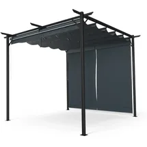 Blumfeldt Pergola 3 x 3 m Dunkelgrau
