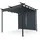 Blumfeldt Pergola 3 x 3 m Dunkelgrau