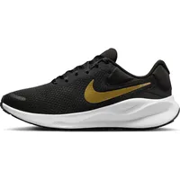 Nike W Revolution 7 Damen Black/Metallic Gold-White-DK Smoke 39