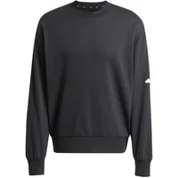 adidas Essentials Loose Fit 3 Bar Logo Sweatshirt Black / White M