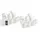 Home4You Kaffeetasse 0,36 l Weiß 24 St.