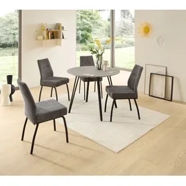 Stolkom FLORIS Ø 100 cm schwarz