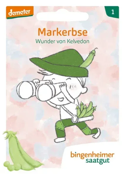 Bingenheimer Saatgut Markerbse - Wunder von Kelvedon demeter (KinderKollektion)