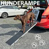 Auto Einstiegshilfe Hunderampe Hundetreppe Klappbar 244 cm Aluminium Petigi