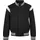 URBAN CLASSICS Inset College Bomberjacke Black / White 110-116 cm