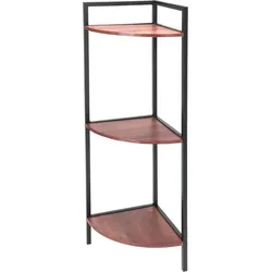 Eckregal Wandregal Regal Standregal Metall / Holz B23,5xH76cm