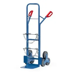 Treppen-Flaschenkarre 51325, Tragkraft 200kg - blau