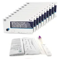 Anbio 10 Stück Corona Schnelltest Selbsttest COVID-19 Antigen-Schnelltestkit zur Eigenanwendung Testkassete Probentupfer Antigenextrakt
