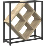 vidaXL Weinregal Sonoma Eiche 51x18x52,5 cm Holzwerkstoff