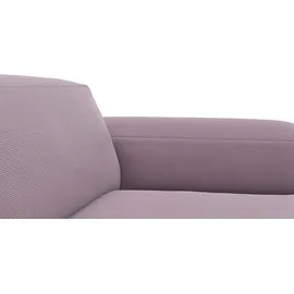 flexlux Ecksofa FLEXLUX "Lucera Chaislongue rechts oder links, L-Form, bequem", lila (soft lavender), B:257cm H:73cm T:171cm, 85% Polyester/15%Polyamide, Sofas, Ecksofa, modern & anschmiegsam, Kaltschaum, Stahl-Wellenunterfederung