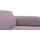 flexlux Ecksofa FLEXLUX "Lucera Chaislongue rechts oder links, L-Form, bequem", lila (soft lavender), B:257cm H:73cm T:171cm, 85% Polyester/15%Polyamide, Sofas, Ecksofa, modern & anschmiegsam, Kaltschaum, Stahl-Wellenunterfederung