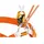 Petzl Dual Caving Bandschlinge Gelb/Orange