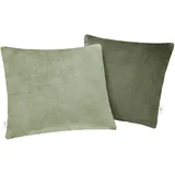 s.Oliver Kissenbezug double soft 50 x 50 cm Grün