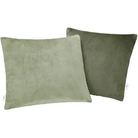 s.Oliver Kissenbezug double soft 50 x 50 cm Grün