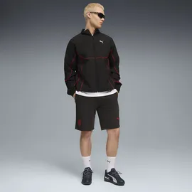 Puma Sporthose "AC Milan FtblEssentials Shorts Herren", Gr. XS, Normalgrößen, schwarz (schwarz for all time rot), Obermaterial: 32% Polyester, 68% Baumwolle. Tasche – Oben: 100% Baumwolle, regular fit, Hosen Sporthose