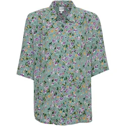 Viskose-Bluse, Druck schilf, 36/38