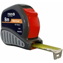 Fisco Maßband 8 m Schwarz/Rot