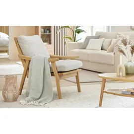 Soho Relaxsessel Podium Flachgewebe 68 x 78 x 81 cm Beige