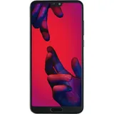 OEM Display-Einheit + Rahmen für Huawei P20 schwarz, ohne Logo (Display, Huawei P20), Mobilgerät Ersatzteile, Schwarz