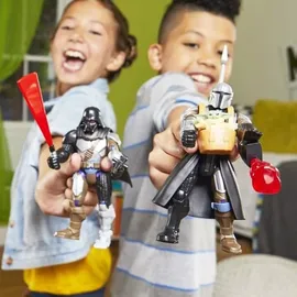 Star Wars MixMashers Mandalorianer & Grogu individualisierbares Mix-and-Match Deluxe Action-Figurenset