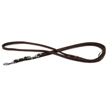 beeztees Trainingsleine Leder Braun 200x1,2 cm 736401
