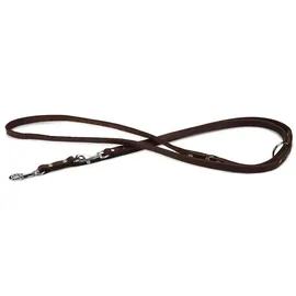 beeztees Trainingsleine Leder Braun 200x1,2 cm 736401