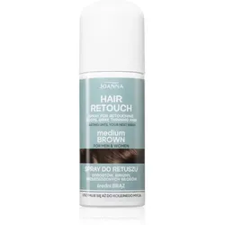 Joanna Hair Retouch Spray Spray zur Abdeckung grauer Haare Medium Brown 75 ml