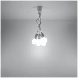 Sollux Diego 5-flg. 5xE27 90 cm weiß