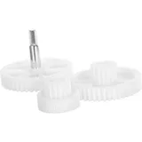 SOLUSTRE 3stücke Fleischwolf Zahnräder Ersatzteile Aus Verschleißfestem Material Für Haushalts-fleischwolf Geräuscharm Langlebig Präzise Verzahnung Für Reibungsloses Mahlen Im Küchenalltag