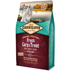 CARNILOVE Sterilised Fresh Carp & Trout Katzentrockenfutter 2 Kilogramm