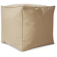 Green Bean Sitzsack-Hocker, Beige,