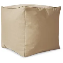 Green Bean Sitzsack-Hocker, Beige,