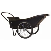 Polar Schubkarre Premium 283 l Schwarz