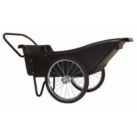 Polar Schubkarre Premium 283 l Schwarz