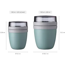 Mepal Ellipse Lunchpot schwarz 0,12 l