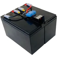 Ersatz-Akku für APC-Back-UPS RBC48 fertiges Batterie Modul zum Austausch Plug & Play