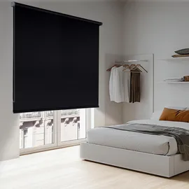 STORESDECO Verdunkelungsrollo 250 x 200 cm schwarz