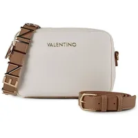 Valentino Alexia Umhängetasche Kunstleder Bianco/Cuoio