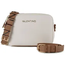 Valentino Alexia Umhängetasche Kunstleder Bianco/Cuoio