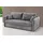 Jockenhöfer Schlafsofa Mikrofaser 2-Sitzer Grau