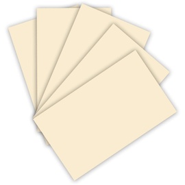 folia 6308 - Tonpapier 130 g/m2, Tonzeichenpapier in beige, DIN A3, 50 Bogen, als Grundlage für zahlreiche Bastelarbeiten