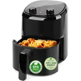 EMERIO AF-130646 Heißluft-Fritteuse 2.2l 1000W BPA-frei, Timerfunktion Schwarz