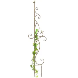 DanDiBo Ambiente Rankhilfe Metall 135 x 1,5 cm Braun