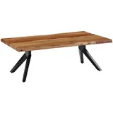 Wohnling Couchtisch Massivholz akazie 115,0 x 64,0 x 37,0 cm