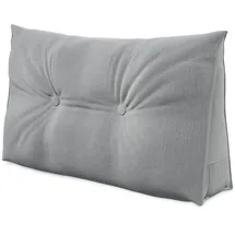 eloneo Rückenkissen Keilkissen 70 x 20 cm Grau
