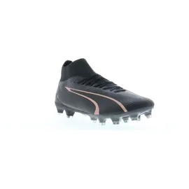 Puma Ultra PRO FG/AG Soccer Shoe, Black-Copper Rose, 45