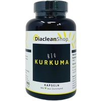 Bio Kurkuma 180 Kapseln - 600mg je Kapsel - 3600mg je Tagesdosis - hochdosiert - vegan - ohne Zusätze - Bio Qualität als Nahrungsergänzungsmittel...