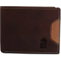 Drachenleder Herren Portemonnaie Geldbörse, Brieftasche braun OPT001N - Braun